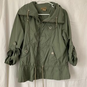 Green cargo boutique jacket